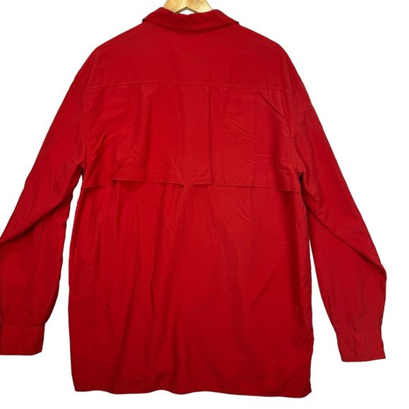 Jawbone Tackle Long Sleeve Fishing Outdoor Shirt Size XL Red Lightweight Vented - Picture 8 of 12